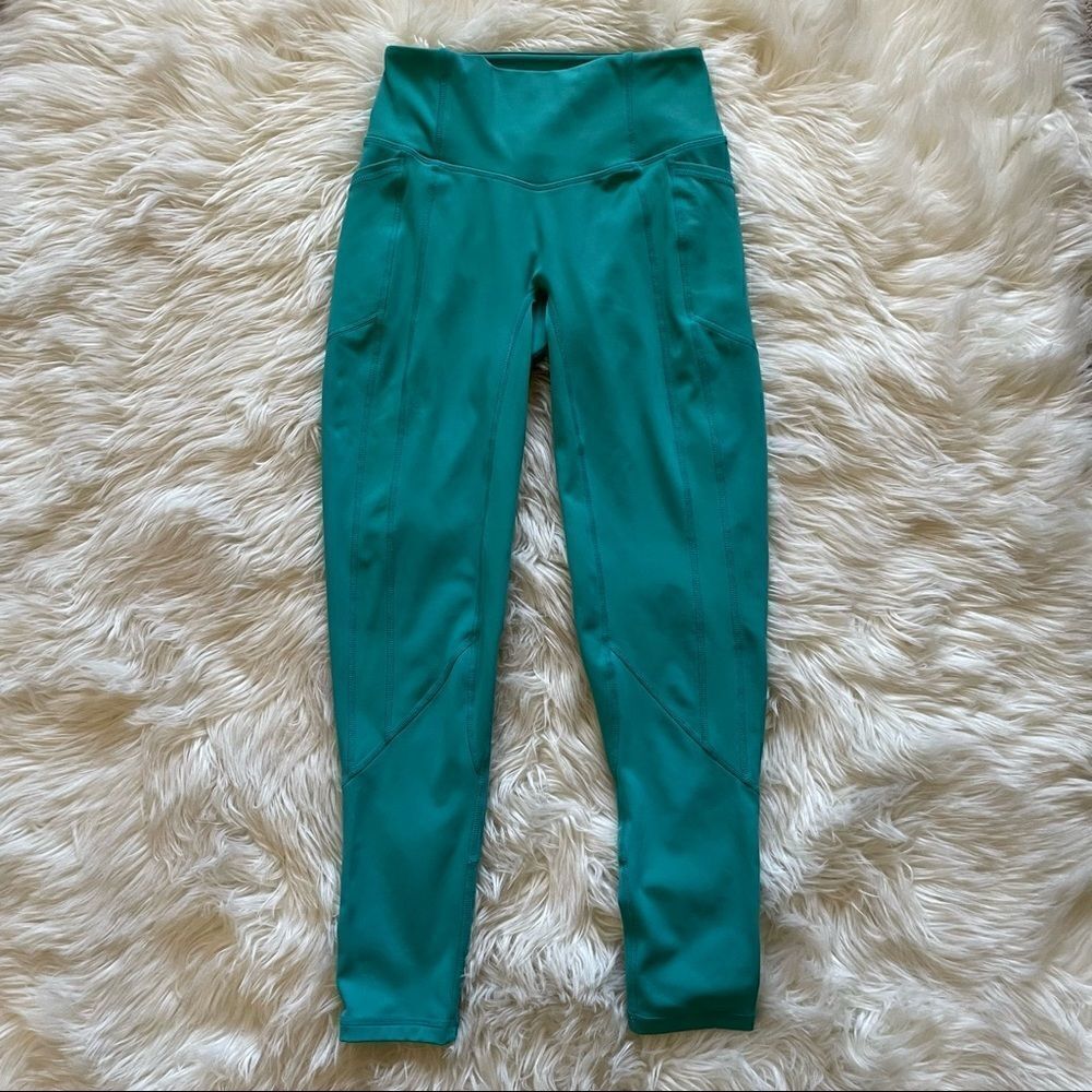 TYC Resilient Heart Booty Leggings Teal Color Size XS
